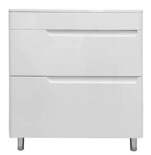 Напольная тумба с раковиной Kare Luxe ФР-00015241 90см два ящика белый